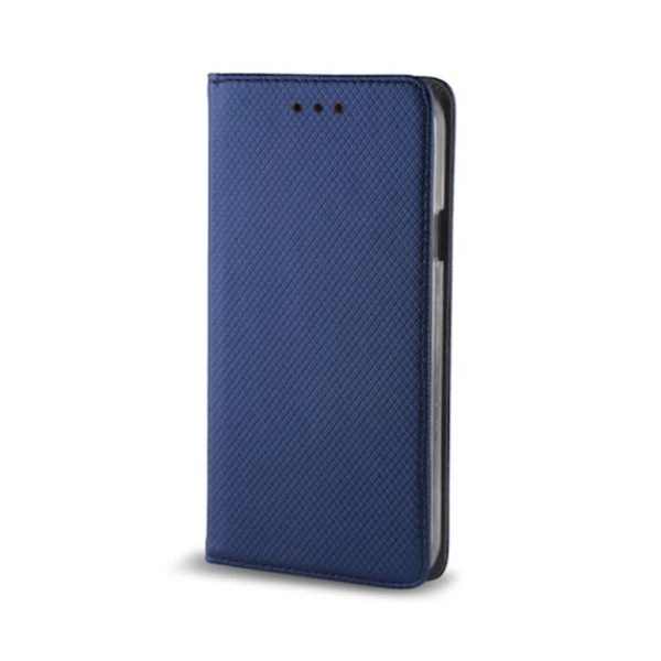 Калъф тефтер флип bSmart Magnet Book страничен, За Motorola Moto G22, Тъмносин