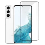 Миниатюра: Стъклен протектор OG Premium с цяло лепило без дупка, За Samsung Galaxy S22 5G (S901B), Черен