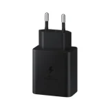 Миниатюра: Оригинално зарядно устройство комплект Samsung EP-T4510XBE 45W USB-C, 220V Super Fast Charging в кутия, Черно