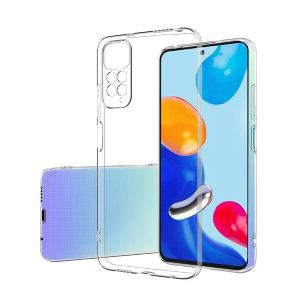 Силиконов кейс MBX 1.8-2mm, За Xiaomi Redmi Note 11 Pro 4G/Note 11 Pro 5G/Note 12 Pro 4G, Прозрачен