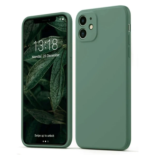 Силиконов кейс bSmart Silicone Soft Cover, За Samsung Galaxy S21 FE 5G (G990B), Тъмнозелен