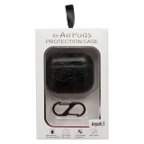 Миниатюра: Калъф екокожа за Airpods 3 слушалки MBX, Черен