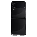 Миниатюра: Пластмасов прозрачен кейс MBX с кант, За Samsung Galaxy Z Flip3 5G, Черен