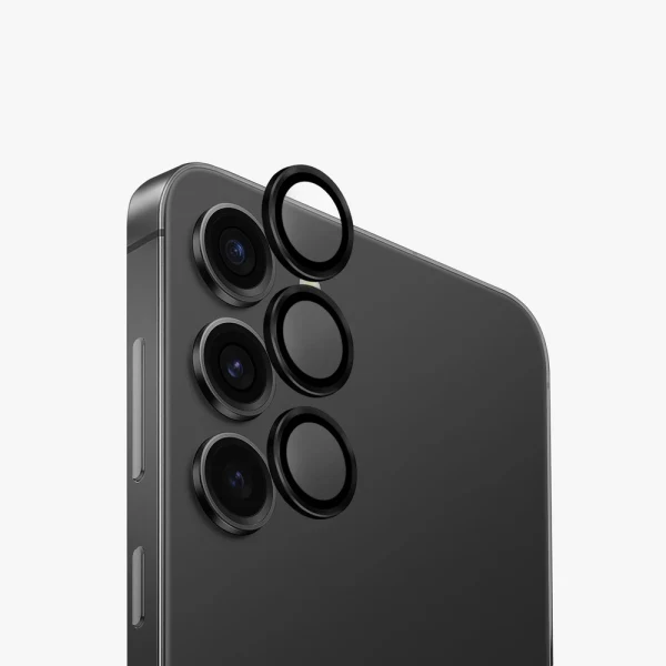 Протектор задна камера метални рингове MBX за Samsung Galaxy S26 Plus, Черен