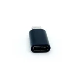 Миниатюра: Преходник адаптер USB-C към Lightning, Maxlife, Черен