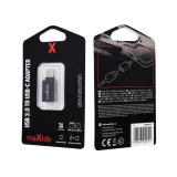 Миниатюра: Преходник адаптер USB 3.0 към USB-C, Maxlife, Черен