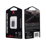 Миниатюра: Преходник адаптер Lightning към USB-C, Maxlife, Черен