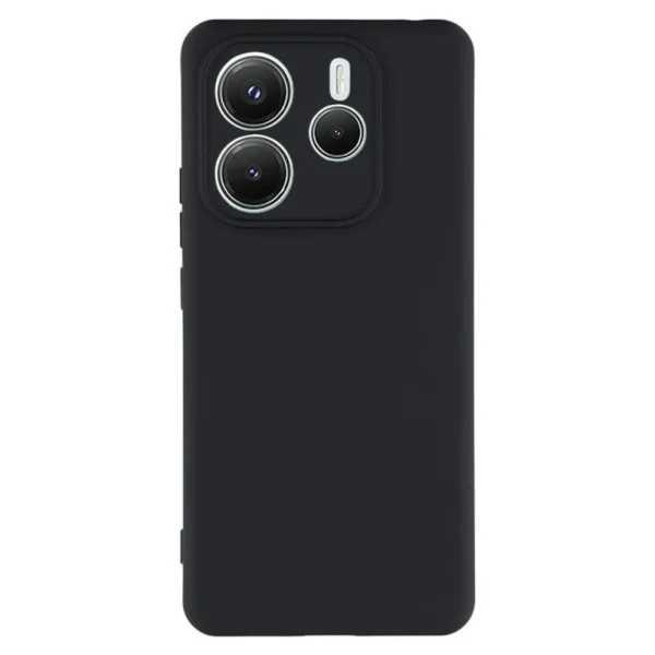 Силиконов кейс iPaky матиран, За Xiaomi Redmi Note 15 5G, Черен