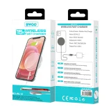 Миниатюра: Безжично зарядно устройство BWOO WL-12 PD MagSafe, 15W, Бяло