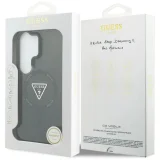 Миниатюра: Оригинален кейс Guess IML Gradient Triangle MagSafe за Samsung Galaxy S26 Ultra, черен