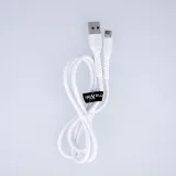 Миниатюра: Кабел USB - Lightning, Maxlife MXUC-04 1м в кутия 3A с подсилени конектори за iPhone, Бял