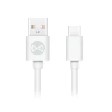 Миниатюра: Кабел USB-A - USB-C, Forever 1м 3A в кутия, Бял