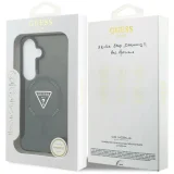 Миниатюра: Оригинален кейс Guess IML Gradient Triangle MagSafe за Samsung Galaxy S26, черен