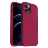 Миниатюра: Силиконов кейс bSmart Silicone Soft Cover, За iPhone 13 Mini (5.4), Бордо
