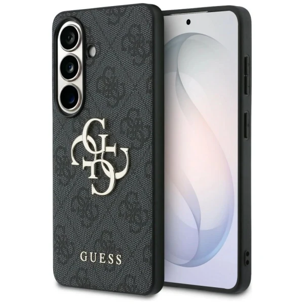 Оригинален кейс Guess 4G Big Metal Logo за Samsung Galaxy S26, черен