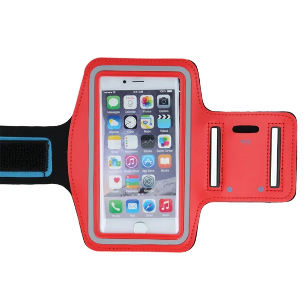 Спортен калъф за ръка MBX H20 Sport, размер iPhone 7 Plus, 5.5-6.0" инча, Червен