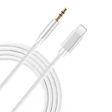 Миниатюра: Кабел AUX bSmart, Lightning към мъжко 3.5мм, Бял