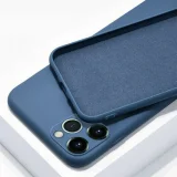 Миниатюра: Силиконов кейс bSmart Silicone Soft Cover, За iPhone XR, Тъмносин