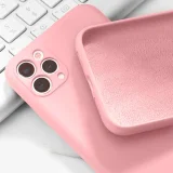 Миниатюра: Силиконов кейс bSmart Silicone Soft Cover, За iPhone 12 mini (5.4), Розов