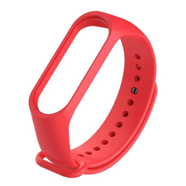 Силиконова каишка bSmart за смарт гривна Xiaomi Mi Band 3/4, Червена