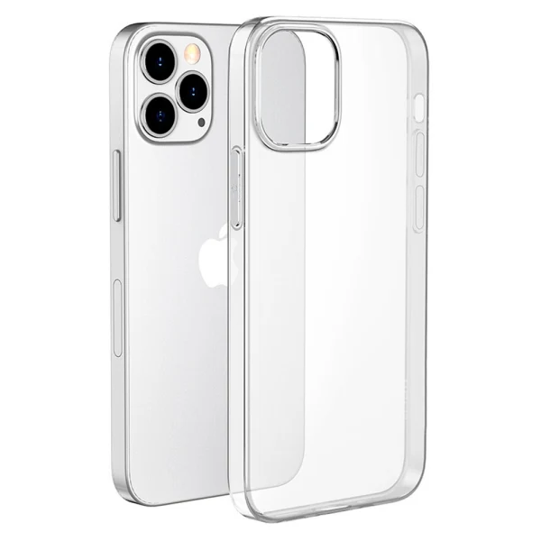 Силиконов кейс MBX 1.8-2mm, За iPhone 12 Pro Max (6.7), Прозрачен
