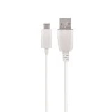 Миниатюра: Кабел USB-A - USB-C, Maxlife 1м в кутия 2A, Бял
