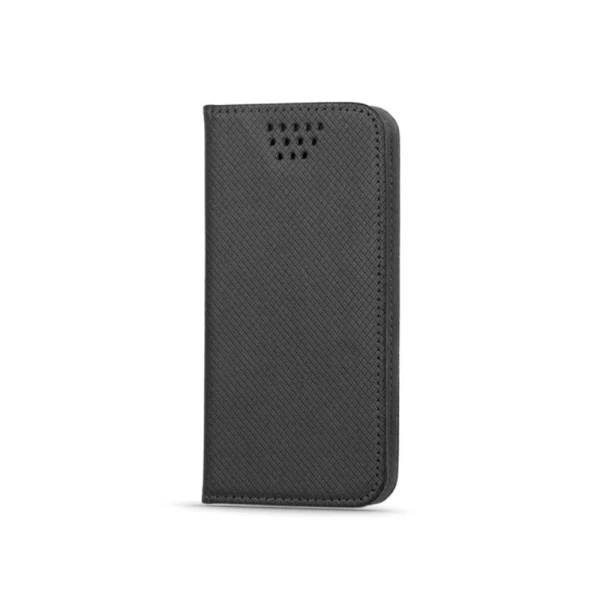 Калъф тефтер флип страничен bSmart Magnet Book универсален 4.7-5.3" инча, Черен