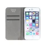 Миниатюра: Калъф тефтер флип страничен bSmart Magnet Book универсален 4.7-5.3" инча, Черен