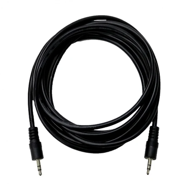 Кабел AUX MBX stereo 3.5мм - 3.5мм, 3м, Черен
