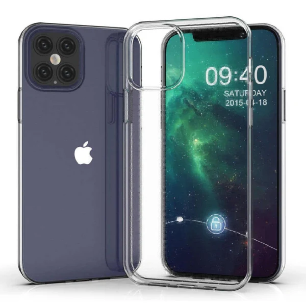 Силиконов кейс MBX, За iPhone 12 mini (5.4), Прозрачен