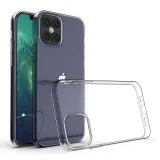 Миниатюра: Силиконов кейс MBX, За iPhone 12 mini (5.4), Прозрачен