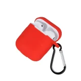 Миниатюра: Калъф силиконов за Airpods 1/2 слушалки bSmart, Червен