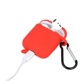 Миниатюра: Калъф силиконов за Airpods 1/2 слушалки bSmart, Червен