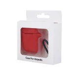 Миниатюра: Калъф силиконов за Airpods 1/2 слушалки bSmart, Червен