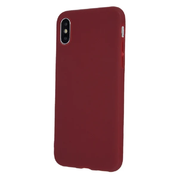 Силиконов кейс iPaky матиран, За iPhone 11 Pro Max (6.5), Бордо