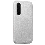 Миниатюра: Силиконов кейс bSmart Glitter 3в1 за Samsung Galaxy A56 / A36 сребрист