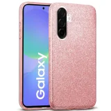 Миниатюра: Силиконов кейс bSmart Glitter 3в1 за Samsung Galaxy A56 / A36 розов