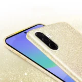 Миниатюра: Силиконов кейс bSmart Glitter 3в1 за Samsung Galaxy A56 / A36 златист