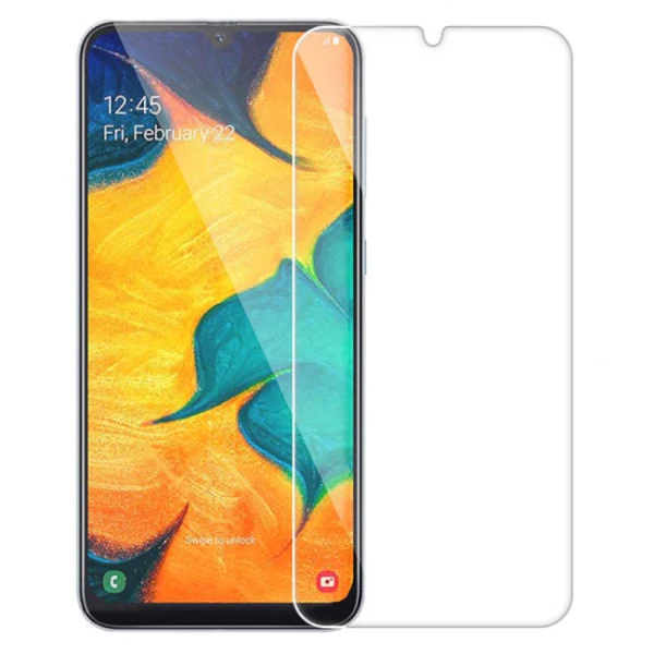 Стъклен протектор MBX, За Samsung Galaxy A30s/A50 (A307F/A505F), Прозрачен