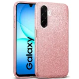 Миниатюра: Силиконов кейс bSmart Glitter 3в1 за Samsung Galaxy A17 розов