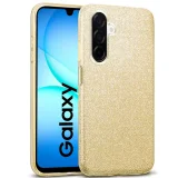 Миниатюра: Силиконов кейс bSmart Glitter 3в1 за Samsung Galaxy A17 златист