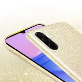 Миниатюра: Силиконов кейс bSmart Glitter 3в1 за Samsung Galaxy A17 златист