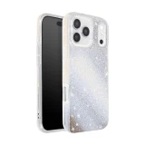 Миниатюра: Силиконов кейс bSmart Glitter 3в1 за iPhone 17 Pro Max/ 18 Pro Max сребрист