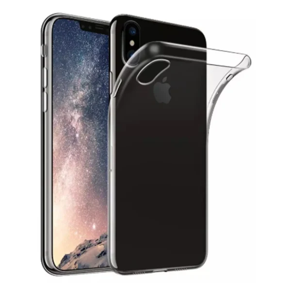 Силиконов кейс MBX, За iPhone XS Max, Прозрачен
