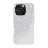 Миниатюра: Силиконов кейс bSmart Glitter 3в1 за iPhone 17 Pro Max/ 18 Pro Max сребрист