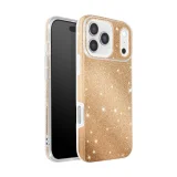Миниатюра: Силиконов кейс bSmart Glitter 3в1 за iPhone 17 Pro Max/ 18 Pro Max златист