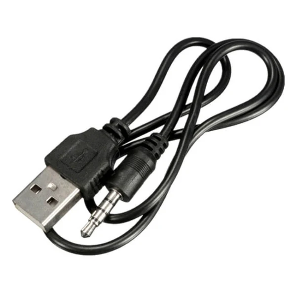 Кабел AUX MBX, USB към 3.5мм жак, Черен/Бял