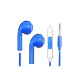 Миниатюра: Слушалки HF за iPhone 3.5 mm в кутия, Сини