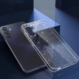 Миниатюра: Силиконов кейс Shine 2 mm брокатен, За Samsung Galaxy S26 Ultra, Прозрачен