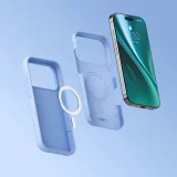 Миниатюра: Кейс Etteri Silicone Mag за iPhone 17 Pro / 18 Pro светлосин